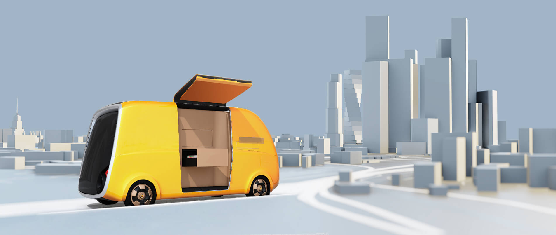 j9官网助力无人配送车解急难